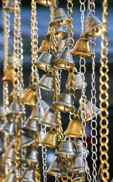 istock Bells small on night at the market 1077445840