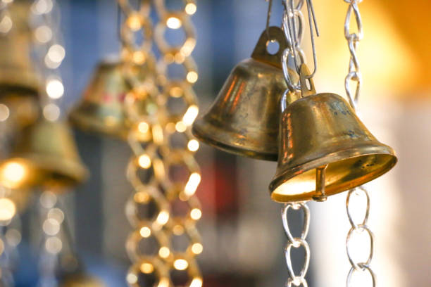 istock Bells small on night at the market 1077445896