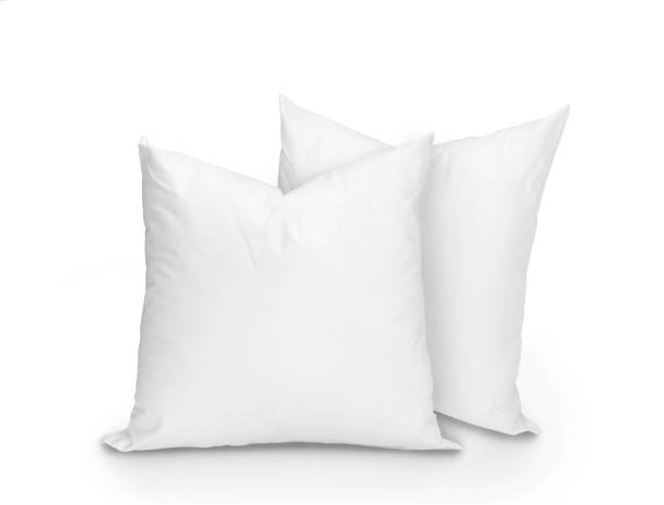 kissen - pillow cushion isolated bedding stock-fotos und bilder