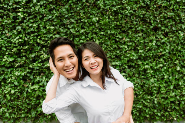 istock Happy Asian couple in love 1077459722