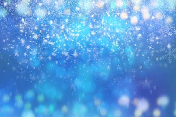 istock Christmas Background with Snowflakes 1077479558