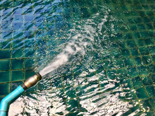 istock Water spray to add oxygen to the fish tank. 1077488228