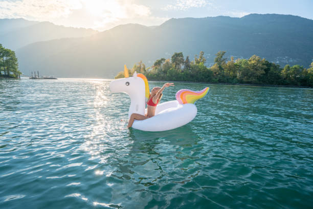 istock Female enjoying summer having Fun on vacations 1077490866