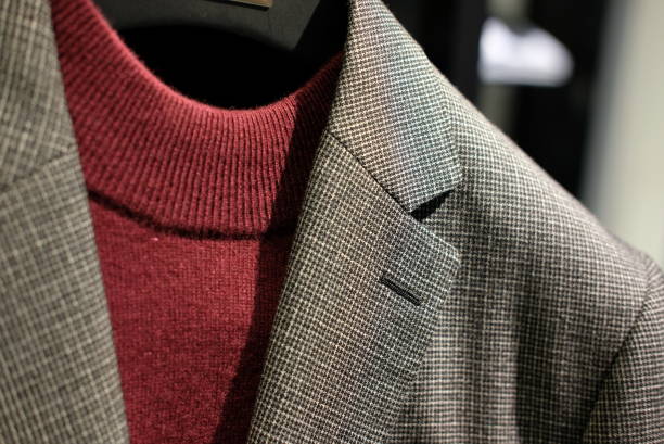 istock Modern fashionable men's suit on a mannequin. 1077500700