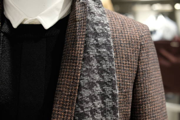 istock Modern fashionable men's suit on a mannequin. 1077500740