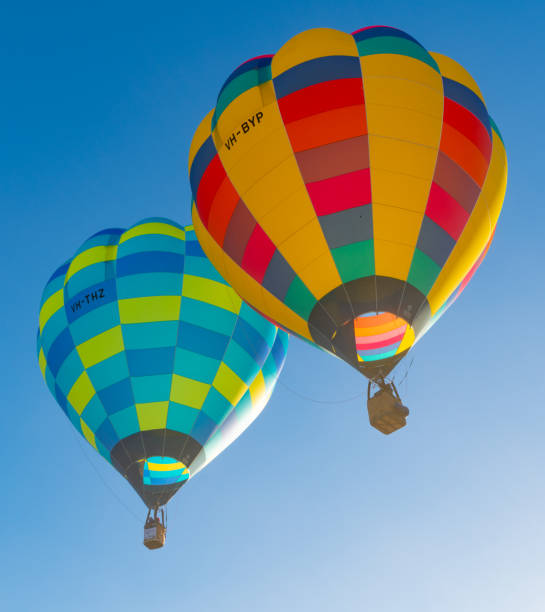 王谷熱気球フェスティバル - ballooning festival ストックフォトと画像