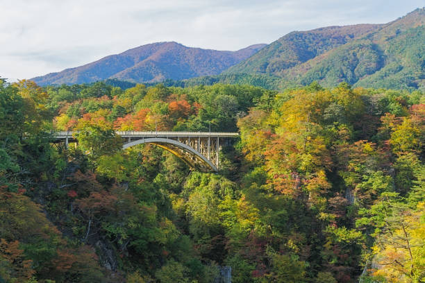 istock Naruko Gorge in autumn, Japan 1077507628