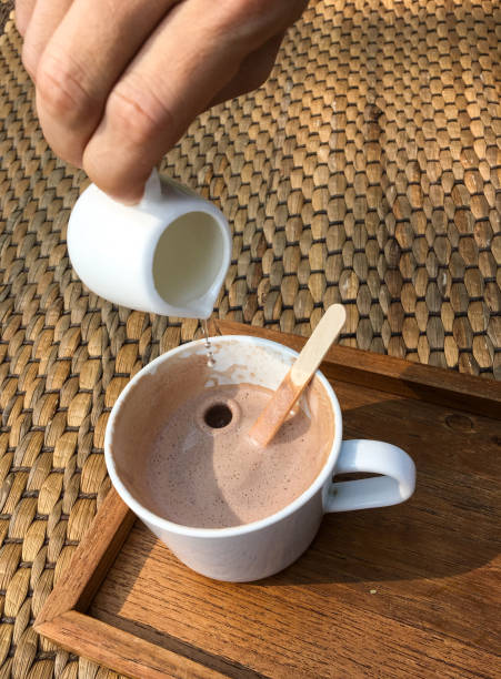 istock Hot Cocoa on wooden 1077509826