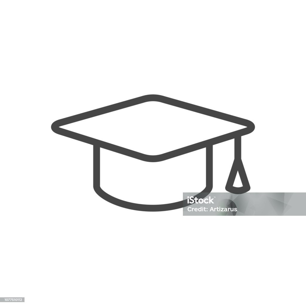 Education line icon Education line icon isolated on white background Icon stock vector