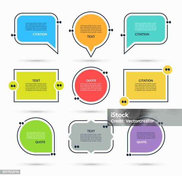ボックス吹き出し白い背景で隔離の引用テンプレートかっこ内のテキストを引用しますベクトル図 - セリフ吹き出しのベクターアート素材や画像を多数ご用意 - セリフ吹き出し, 箱, 引用句