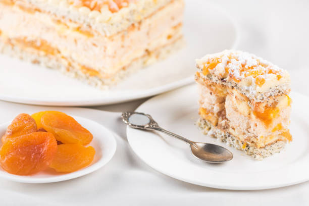 istock Sweet cake with dried apricots 1077515908