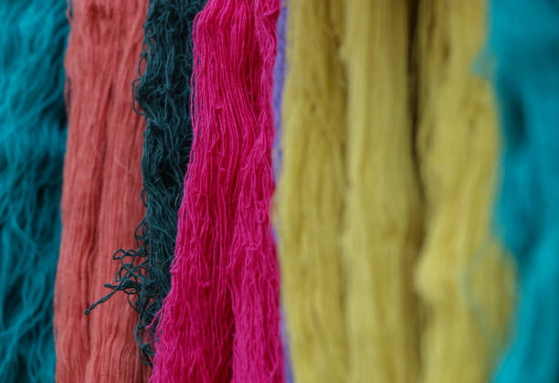 istock Cotton yarn at Thailand 1077517480