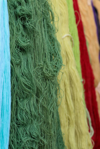 istock Cotton yarn at Thailand 1077517732