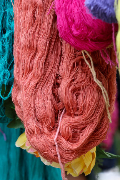 istock Cotton yarn at Thailand 1077518136