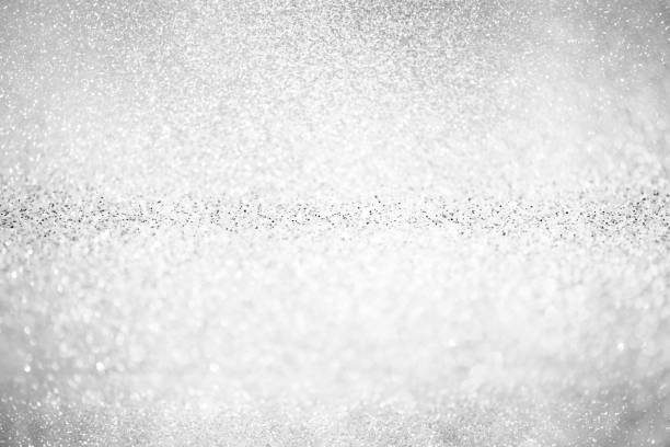 istock Silver color abstract glitter texture background for holidays 1077521460