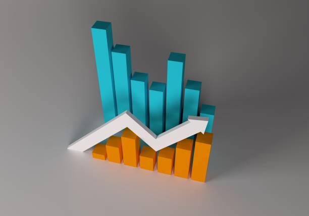 istock financial arrows on a blue background 1077524506