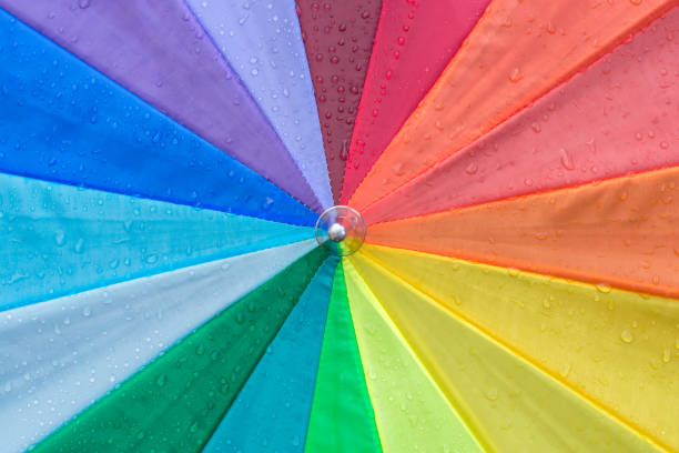 istock Colorfull umbrella as a background 1077526758