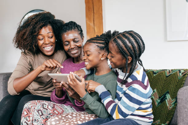 istock Senior women with digital tablet 1077528668