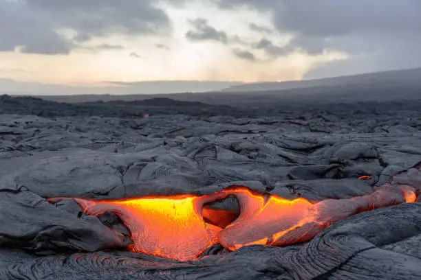 Scary lava flow