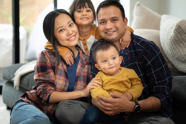istock Cosy family evening 1077534292