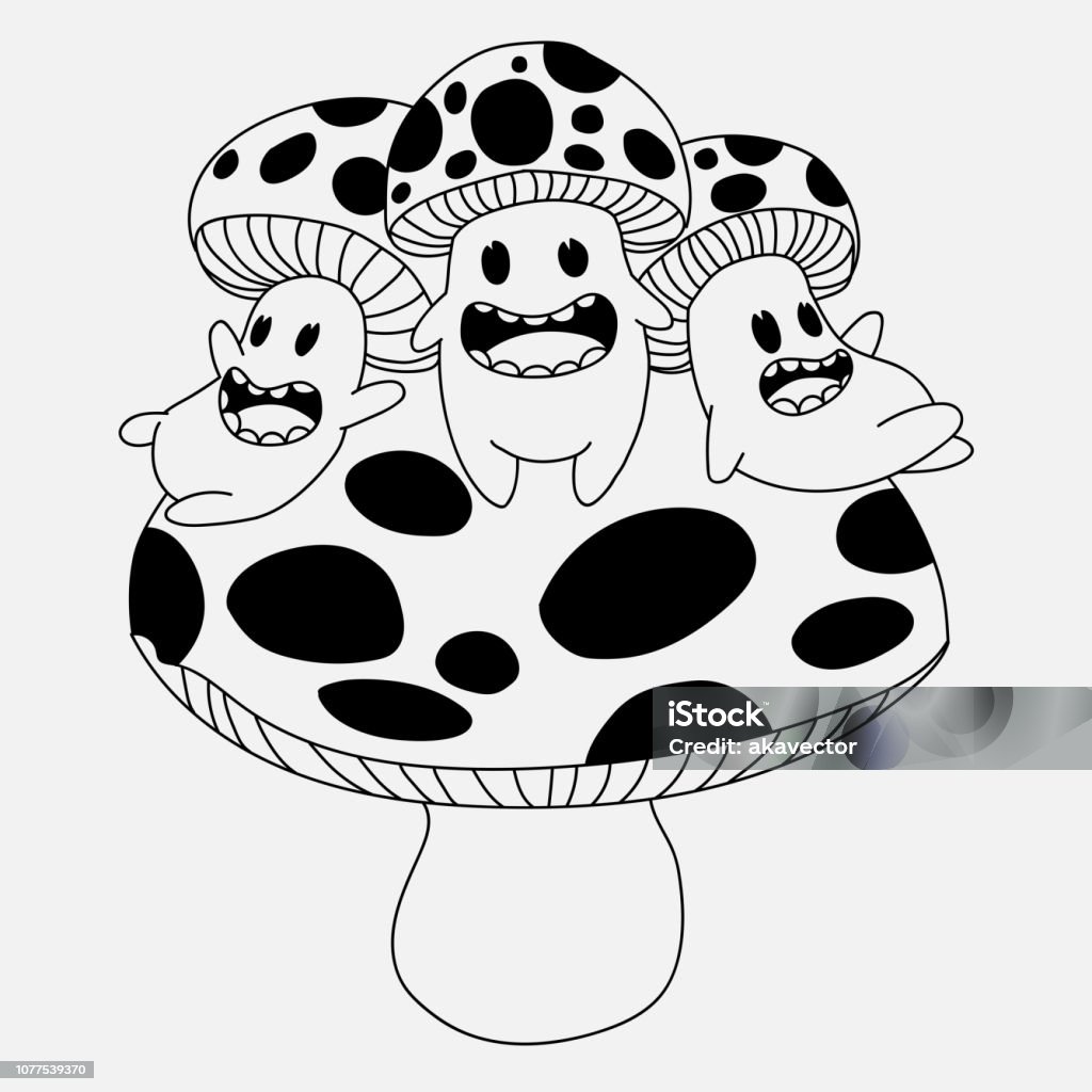 Monster Doodle For Coloring Bookvector Illustration Of Doodle Cute