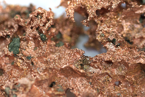 copper metal mineral texture as very nice background