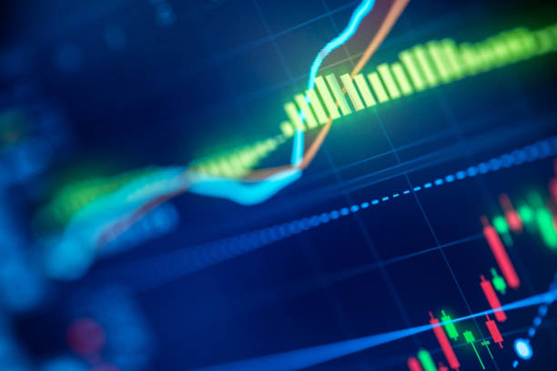 istock Trading market charts 1077545178