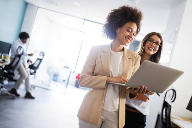 istock Successful business group of people at work in office 1077547072