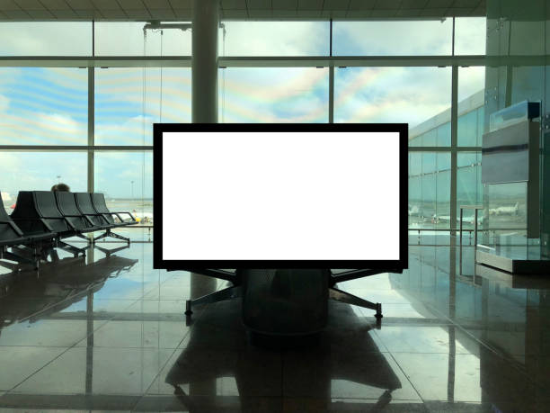 istock Blank Billboard at Airport Lounge 1077550846
