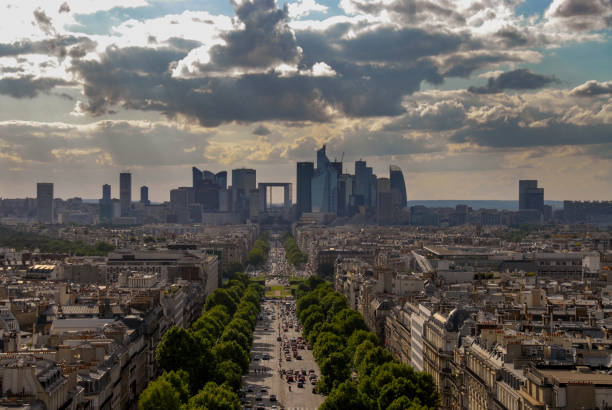 istock View of paris from Arc de triomphe 1077553088