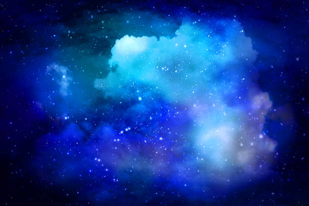 Star and nebular and galaxy background
