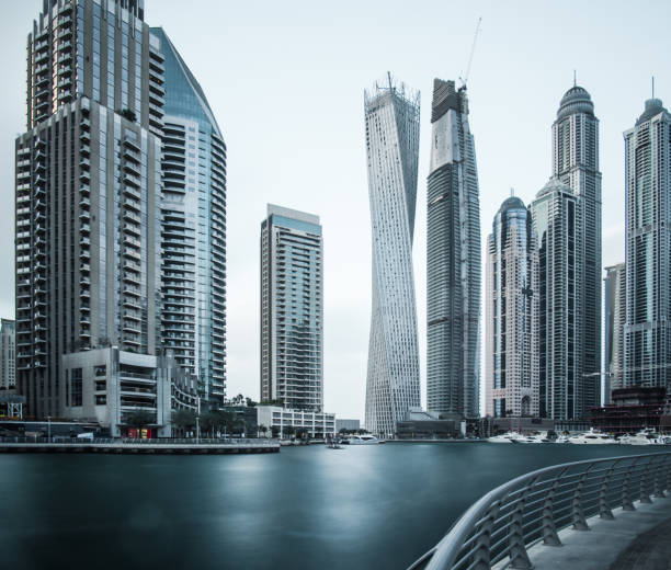 istock Skyscrapers at Dubai Marina, UAE 1077563772