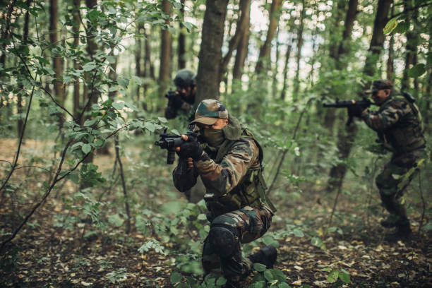 istock Military team on a mission 1077570146