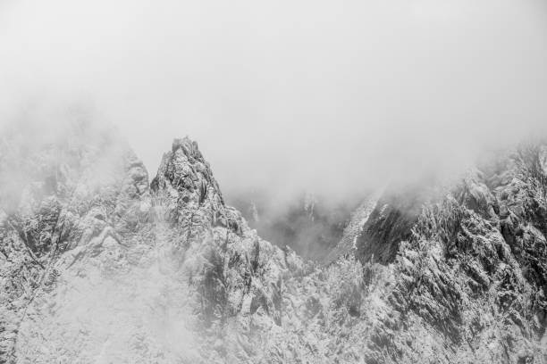 istock Foggy black and white Tatra Mountain 1077572574