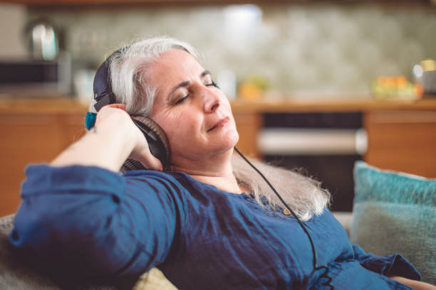 istock Mature woman at home 1077604026