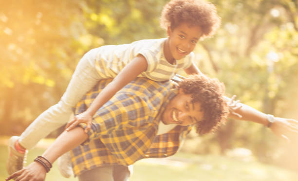 istock We fly high, like a little falcon. 1077620506