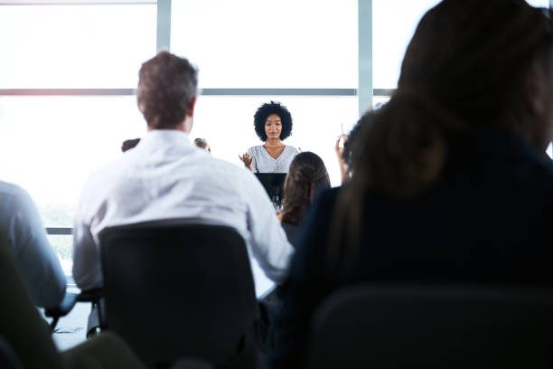 istock She knows how to keep the audience engaged 1077624024