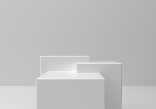 3d render of an empty platform.