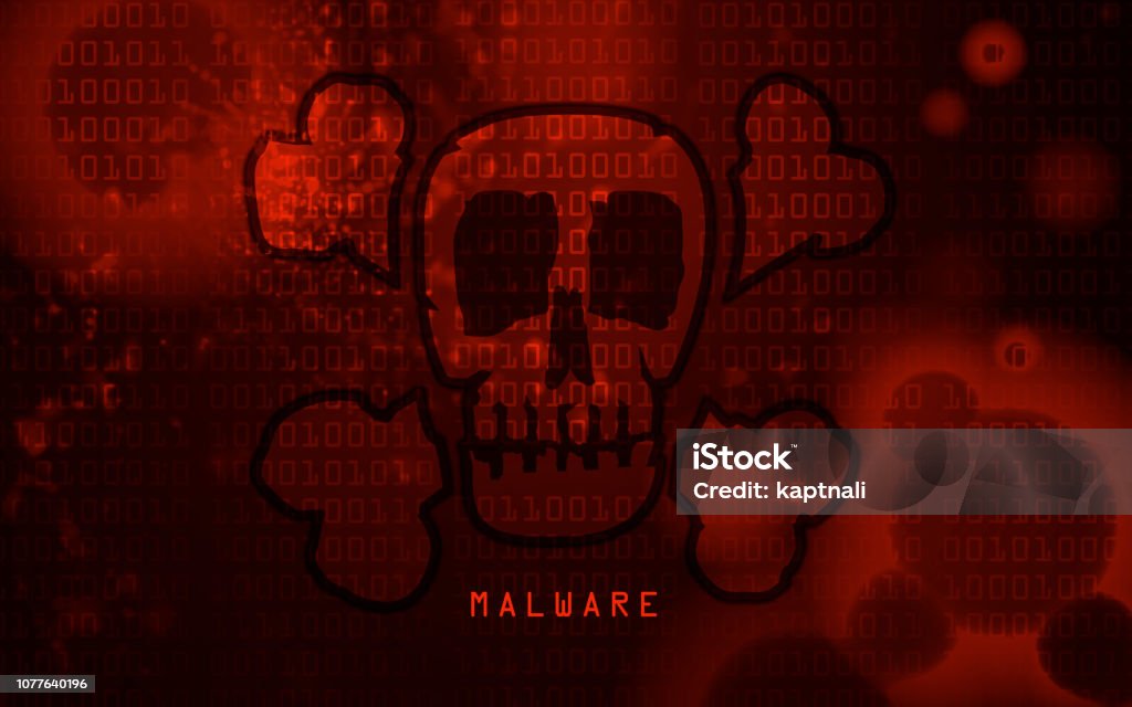 Malware Background Computer Malware In A Computer System Stock Illustration - Download Image Now ...