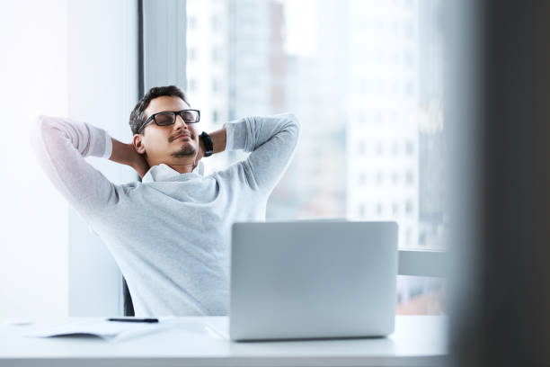 istock Work is done, now to chill and reap the rewards 1077643334