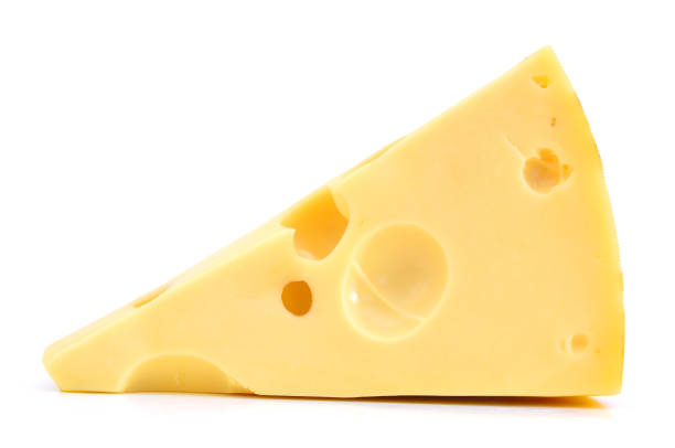 istock piece of cheese isolated on a white background 1077657362