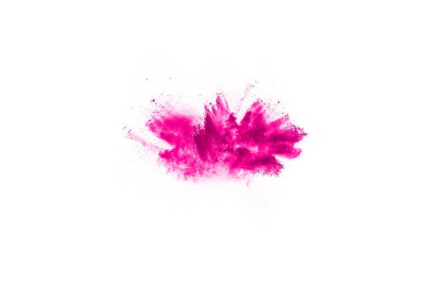istock Abstract pink powder splatted background,Freeze motion of color powder exploding/throwing color powder,color glitter texture on white background. 1077671338