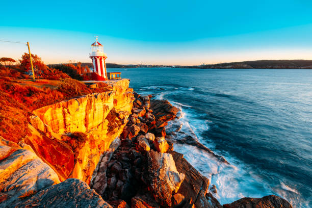 istock The Hornby lighthouse in a beautiful pacific sunrise. 1077673156