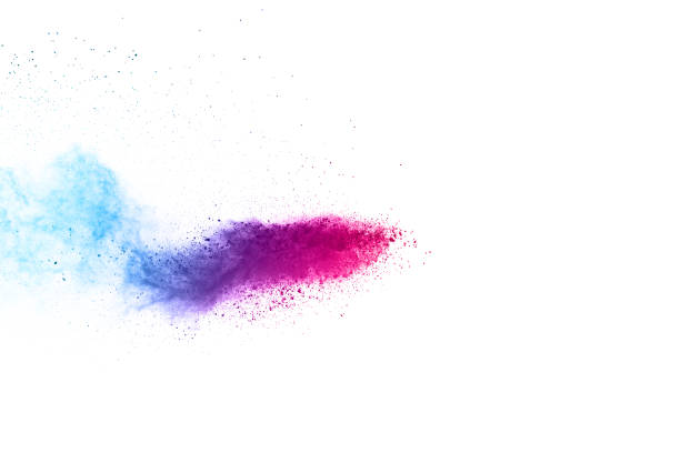 istock abstract powder splatted background. Colorful powder explosion on white background. Colored cloud. Colorful dust explode. Paint Holi. 1077681866