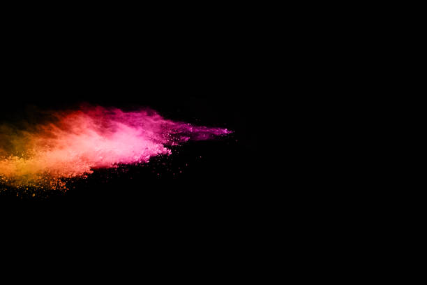 istock abstract colored dust explosion on a black background.abstract powder splatted background,Freeze motion of color powder exploding/throwing color powder, multicolored glitter texture. 1077682040