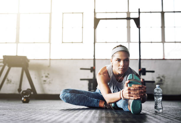 istock Today I am working out my legs 1077684774