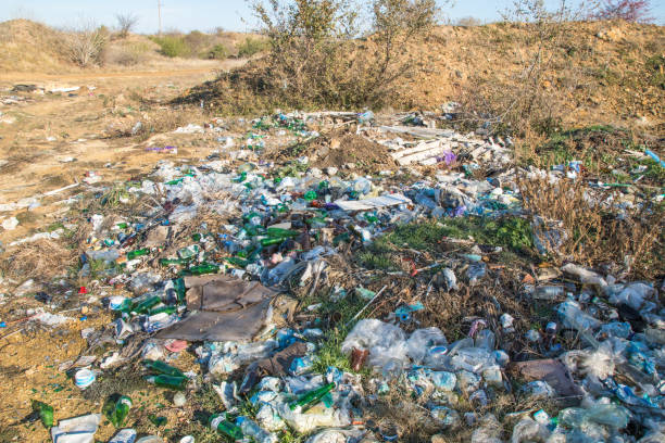 istock spontaneous waste dump, outdoor ecological environmental pollution 1077687290