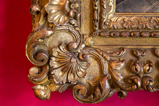 istock Fragment of the picture frame 1077714206