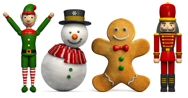 Christmas Characters Festive and Cheerful
