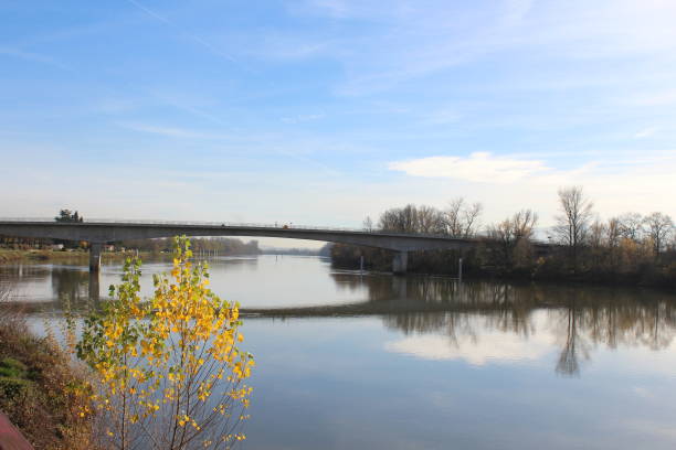 istock THE SAONE SEEN FROM TREVOUX - AIN 1077730880